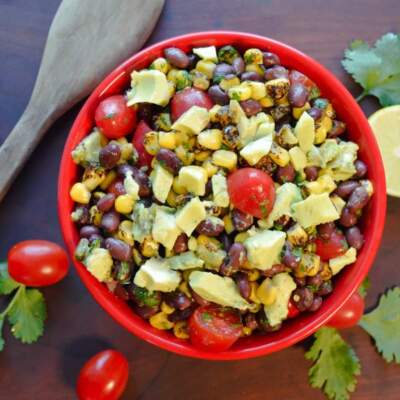 Black Bean, Corn and Avocado Salad