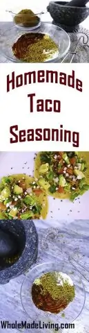 Low Sodium Homemade Taco Seasoning Pinterest Collage