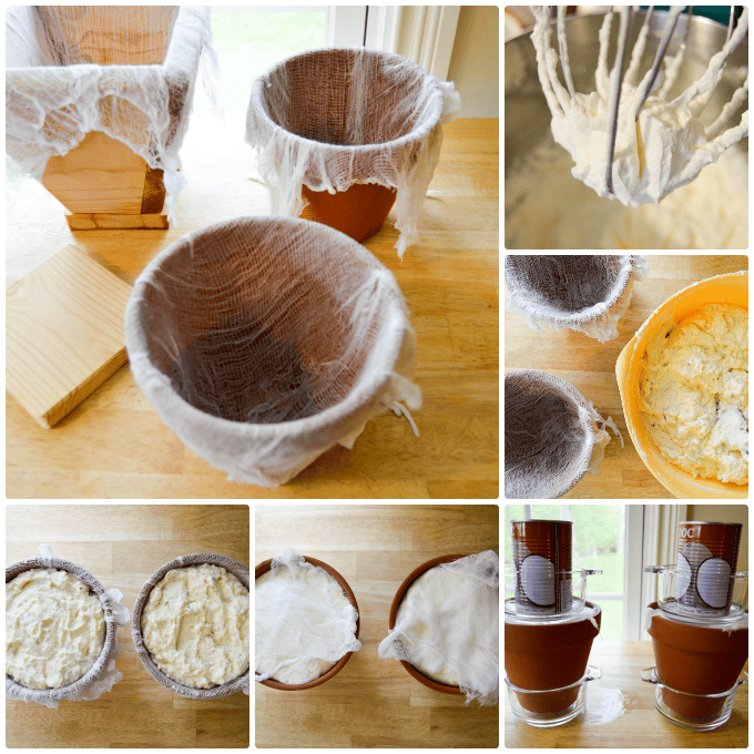Step by Step Collage for Paskha Russian Crustless Cheesecake (pre-set)