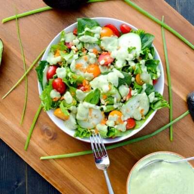 Creamy Scallion Avocado Dressing