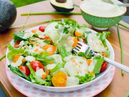 Creamy Scallion Avocado Dressing