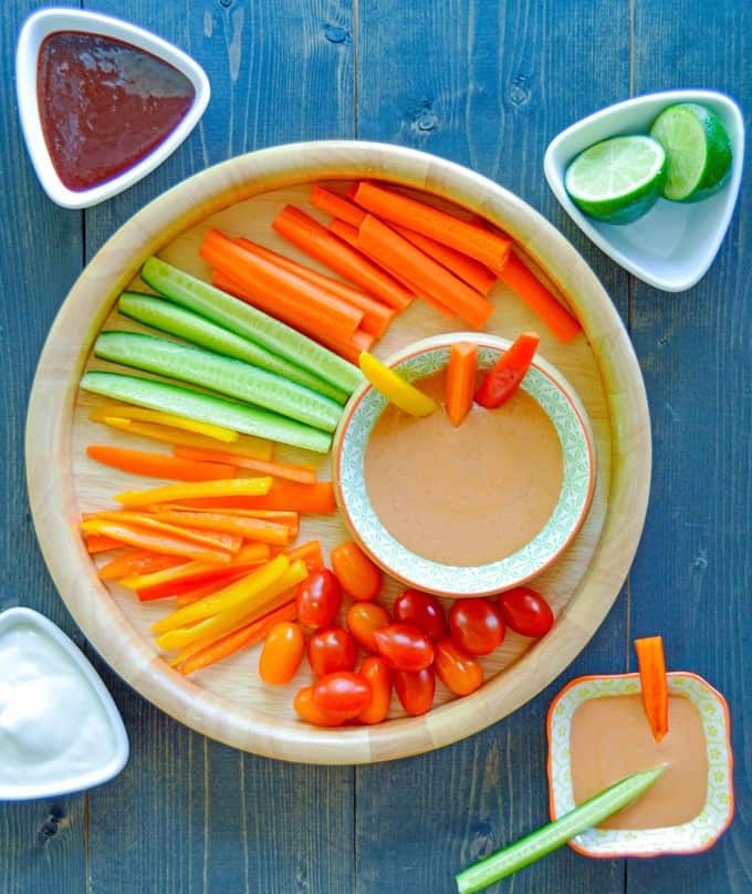 Sweet & Spicy Gochujang Dipping Sauce over top view