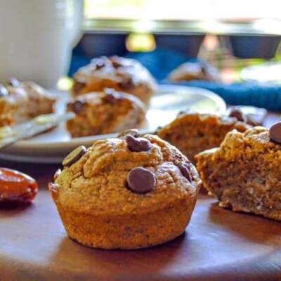 Flourless Banana Oat Muffins