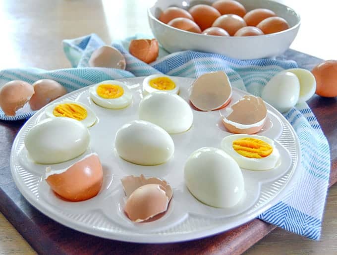 Easy Peel Hard Boiled Eggs (Shock Method)