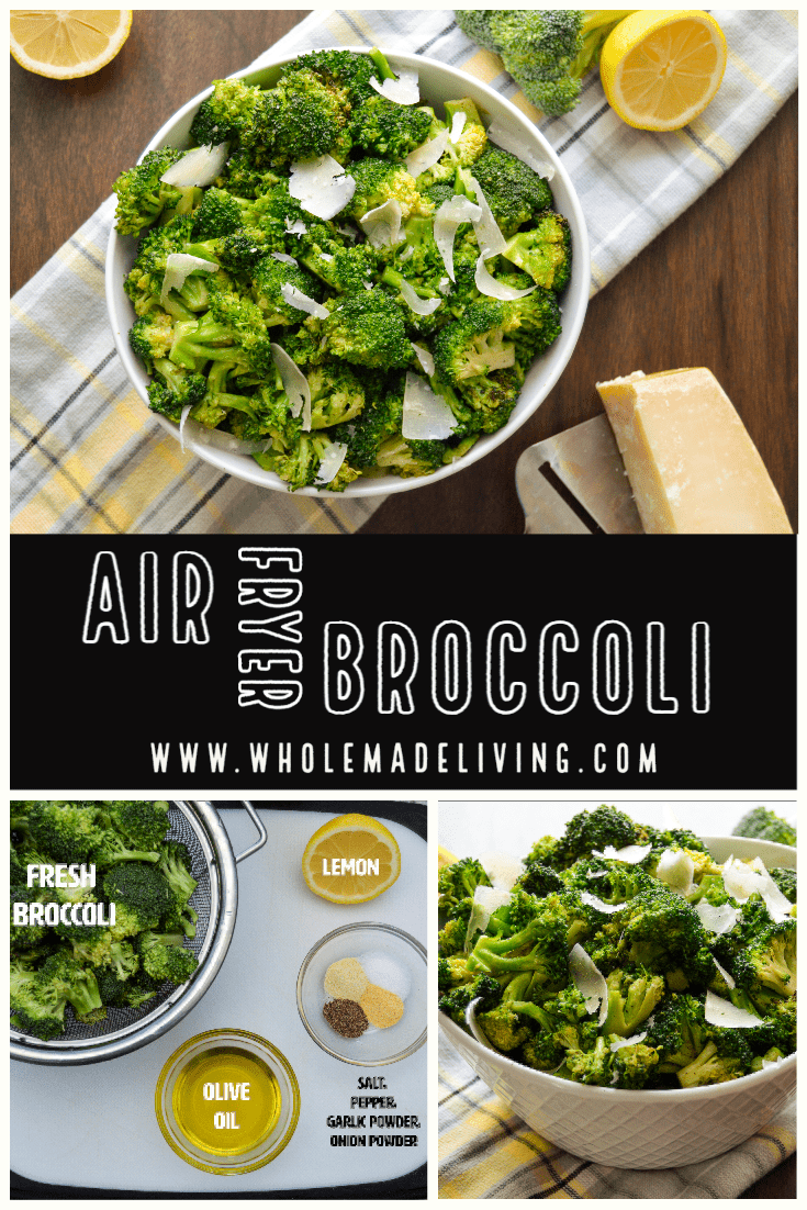 Air Fryer Broccoli Pinterest Pin