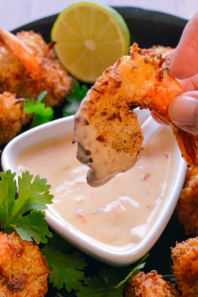 Creamy dipping sauce for coconut shrimp