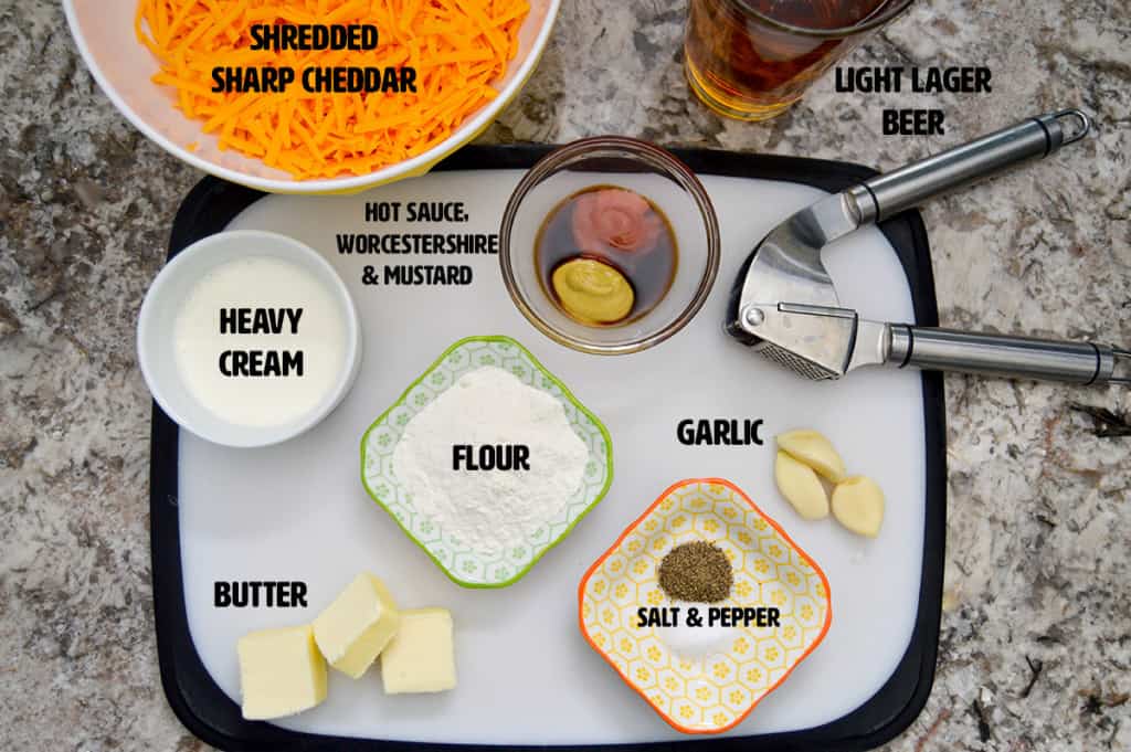 Ingredients for this Cheese Dip