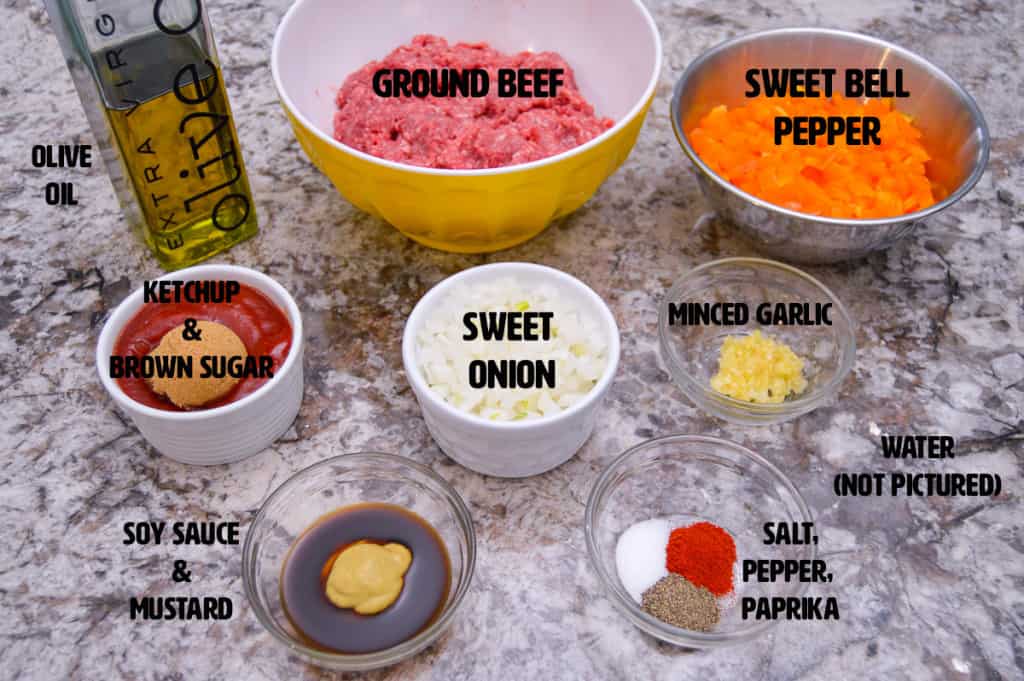 Sloppy Joes Ingredients