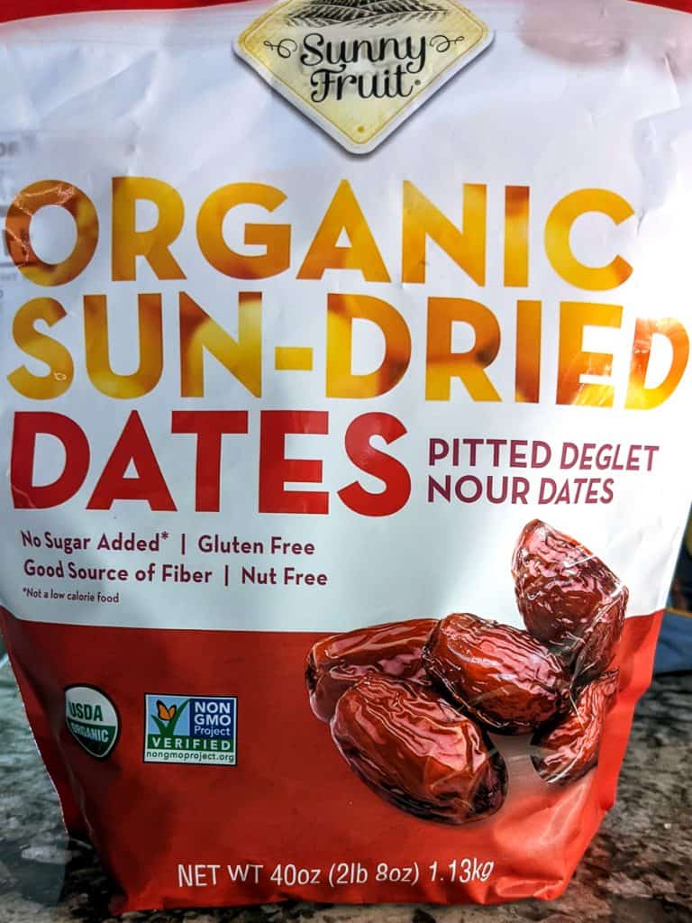 Bag of Organic Sun-Dried Pitted Deglet Dates