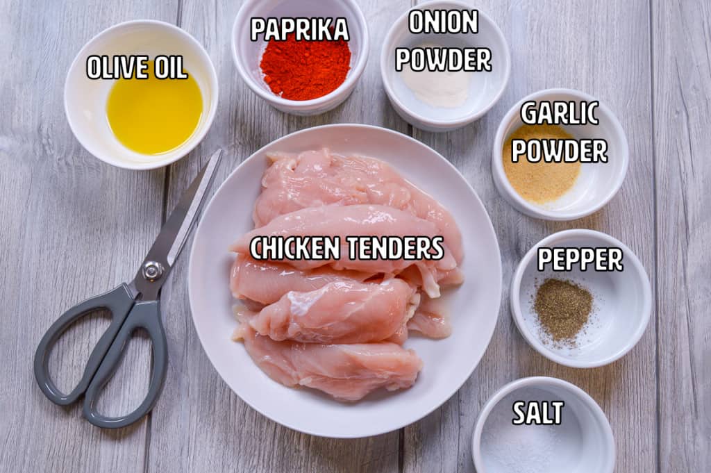 No Breading Air Fryer Chicken Tenders Ingredients