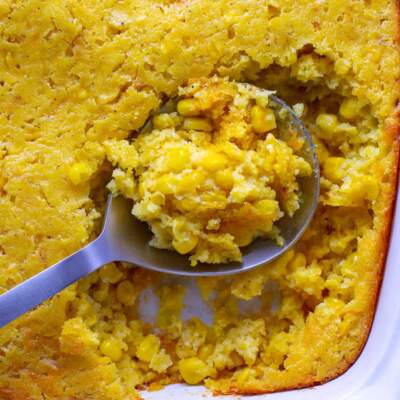 Southern Corn Pudding Casserole (No Jiffy Mix)