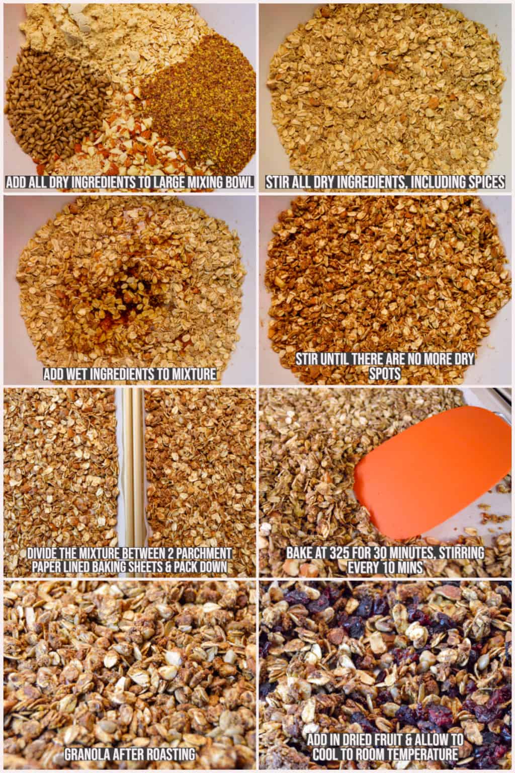 Homemade High Protein Granola (Cereal with Nuts) Whole Made Living