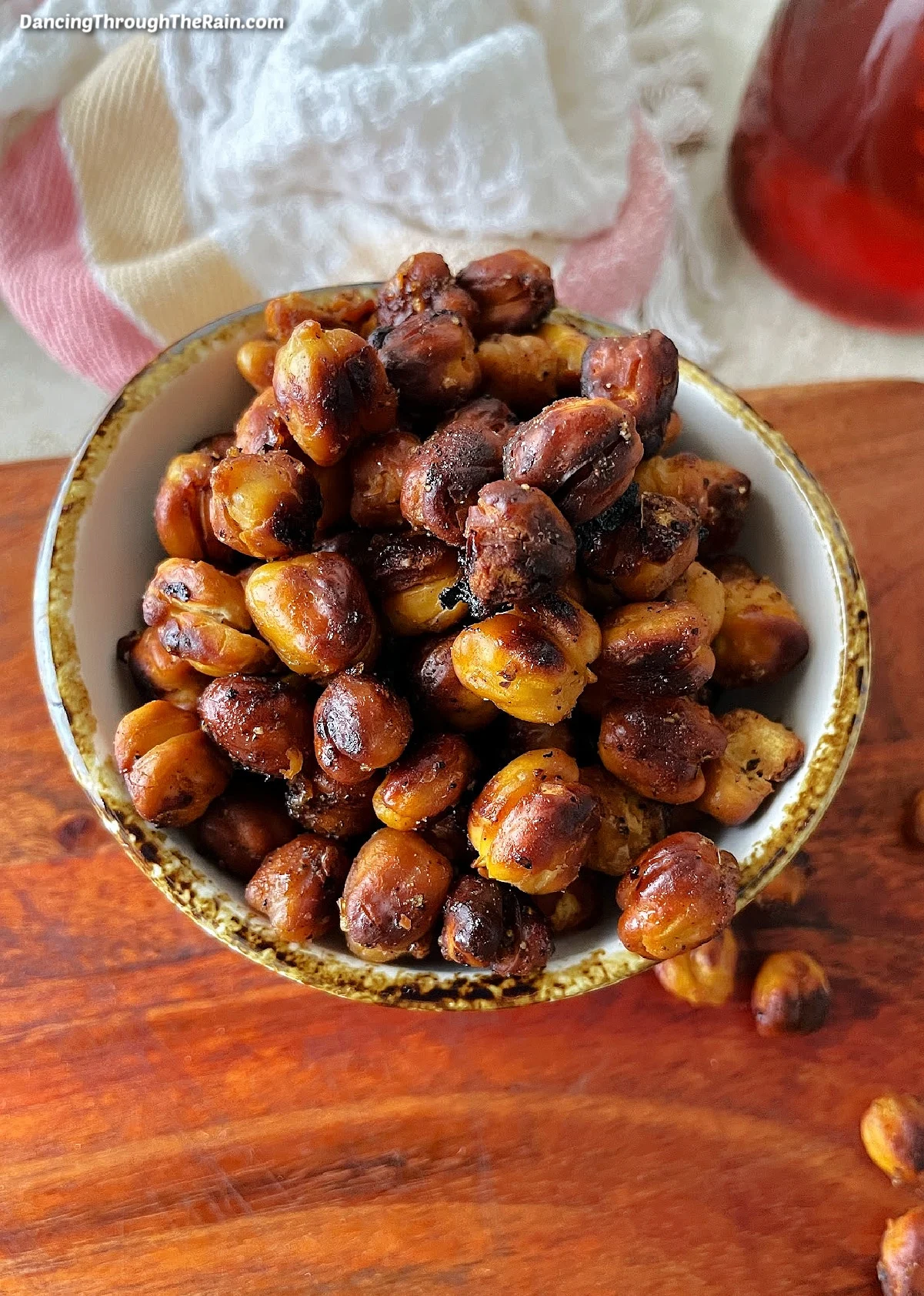 Honey Roasted Chickpeas from Dancing Through the Rain