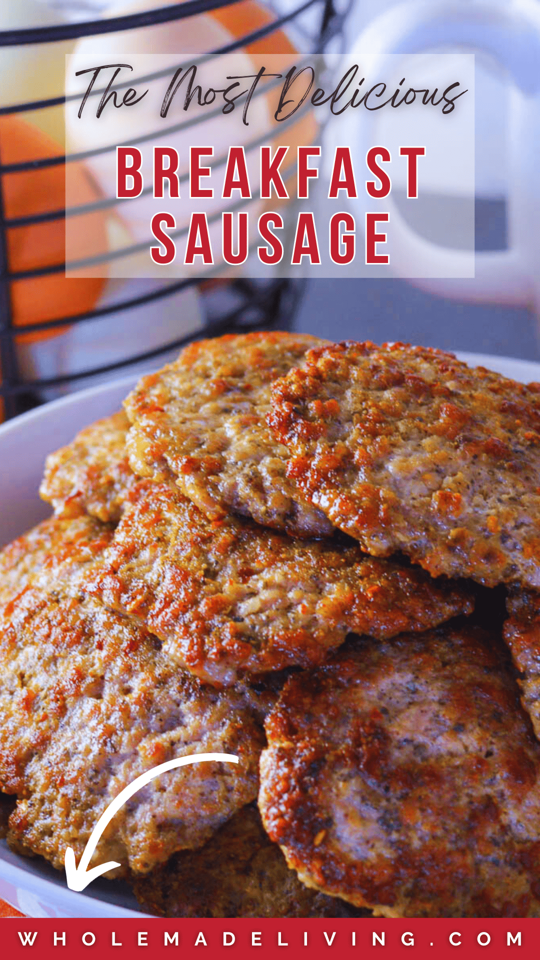 Country Breakfast Sausage Pinterest Pin