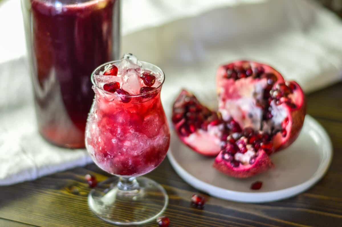 Simple Homemade Grenadine (Pomegranate Simple Syrup) - Whole Made Living